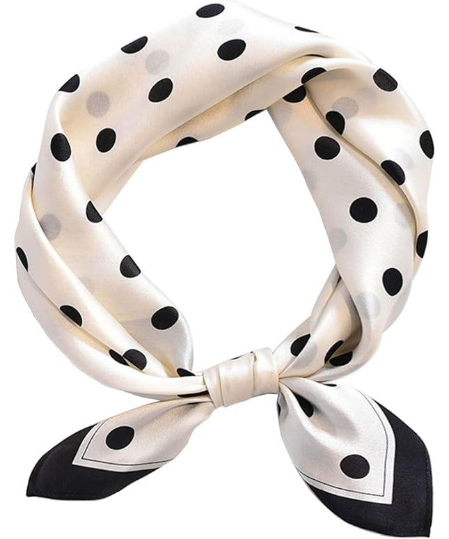 100% Mulberry Silk Scarf for Women Hair Lightweight Square Neckerchief Wrap For Head Scarves 21"