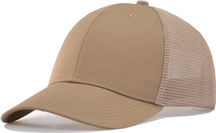 TSSGBL M, L, XL, XXL Snapback Trucker Hats Baseball Caps Adjustable Blank Mesh Back Ball Caps for Men Women