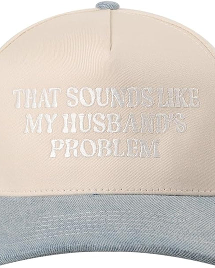 MIRMARU Two-Tone Vintage Canvas Trucker Hats for Men & Women, Adjustable Size Baseball Caps with Trendy Embroidered Design