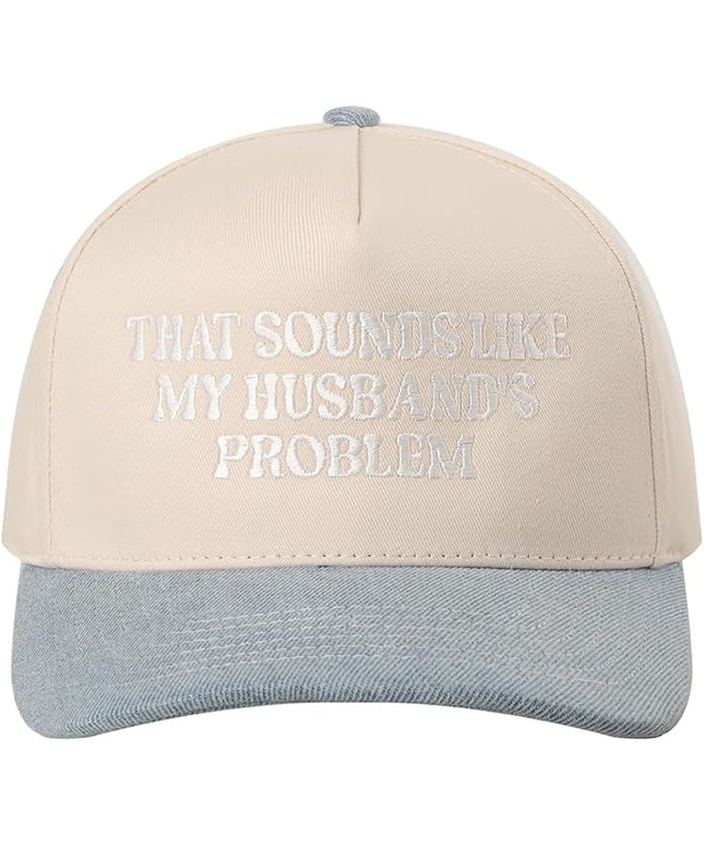 MIRMARU Two-Tone Vintage Canvas Trucker Hats for Men & Women, Adjustable Size Baseball Caps with Trendy Embroidered Design