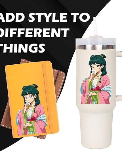The Court Herbalist Diaries MaoMao Jinshi Anime Manga Decal Stickers for Cars Laptop Skateboard Wall Decor UV Resistant (MaoMao Testing)
