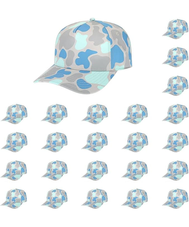 The Hat Pros Cap America i2026 Mid Profile 5-Panel Daybreak Camo Cap w/Quick-Dry Sweatband & Adjustable Snapback