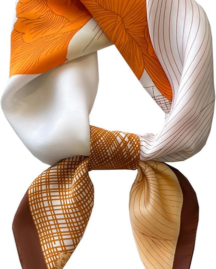 Satin Bandana Headscarf for Women Silky Hair Scarves for Fashion Lightweight