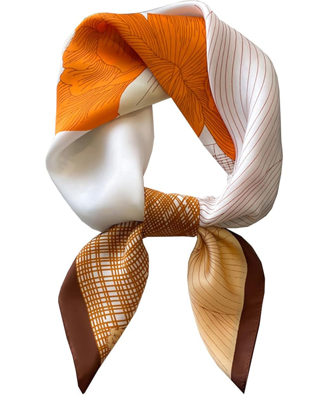Satin Bandana Headscarf for Women Silky Hair Scarves for Fashion Lightweight