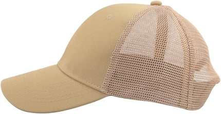 TSSGBL Classic Mesh Trucker Hat, Small & OSFM & XXL Options, Men Women Basic Adjustable Snapback Plain Blank Baseball Cap