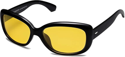 SOJOS Vintage Square Sunglasses for Women Polarized UV Protection Havana Frame SJ2111