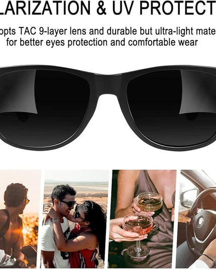 Joopin Square Sunglasses Polarized UV Protection Trendy Designer Sun Glasses Men Women