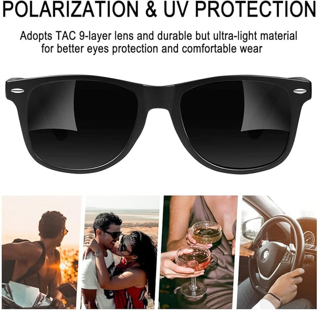 Joopin Square Sunglasses Polarized UV Protection Trendy Designer Sun Glasses Men Women