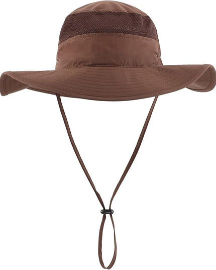 Home Prefer UPF 50+ Men's Sun Hat Wide Brim Bucket Hat UV Protection Hat for Mens Womens Beach Safari Gardening Golf Fishing