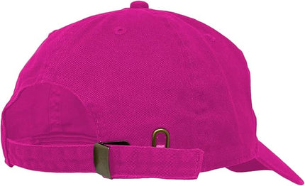 Glory Max 100% Cotton Baseball Cap Classic Plain Low Profile Golf Dad Hat Buckle Adjustable