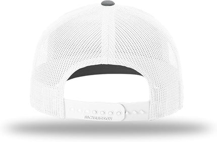 Richardson 112 Trucker Hat - Premium Adjustable Snapback Hat - Structured Six Panel Richardson Blank Caps