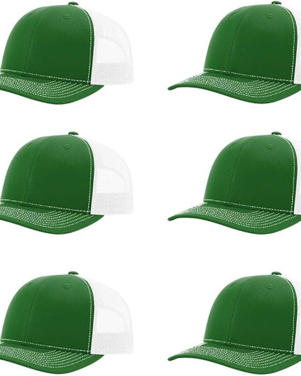 Richardson 112 Classic Six-Panel Adjustable Snapback Trucker Cap | Bulk Packs Available