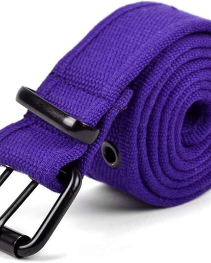 Boxed Gifts Parquet Casual Canvas Belt - Double Hole, Double Grommets for Men & Women