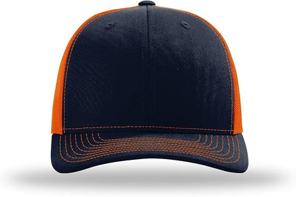 Richardson 112 Trucker Hat - Premium Adjustable Snapback Hat - Structured Six Panel Richardson Blank Caps