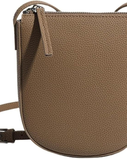 Small Genuine Leather Crossbody Bag, Phone Wallet Purse with Adjustable Strap, Shoulder Bag for Women