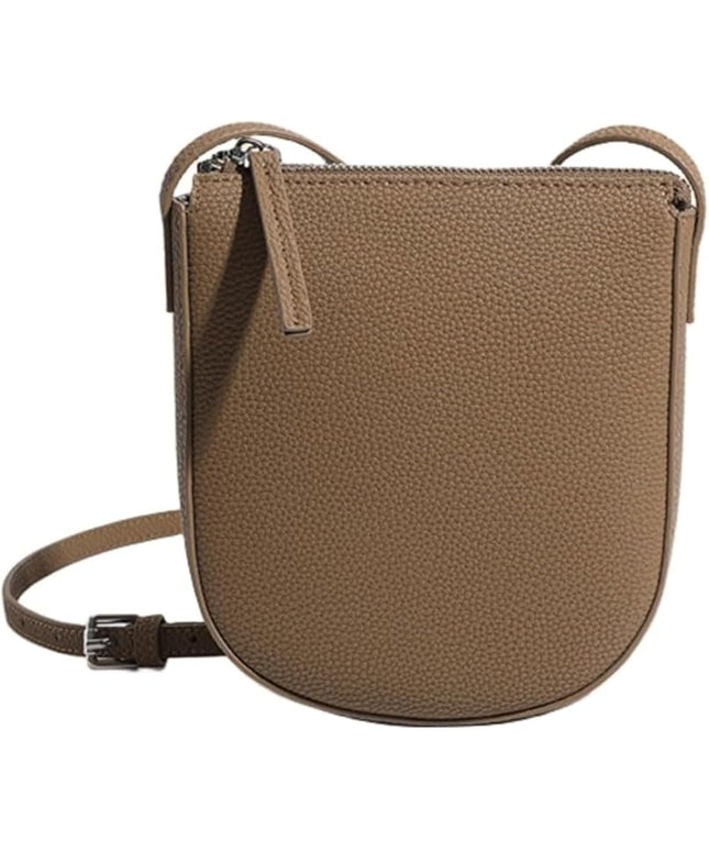 Small Genuine Leather Crossbody Bag, Phone Wallet Purse with Adjustable Strap, Shoulder Bag for Women