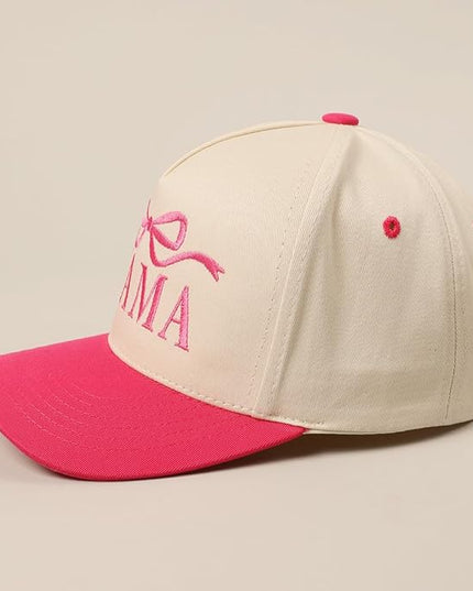 MIRMARU Two-Tone Vintage Canvas Trucker Hats for Men & Women, Adjustable Size Baseball Caps with Trendy Embroidered Design