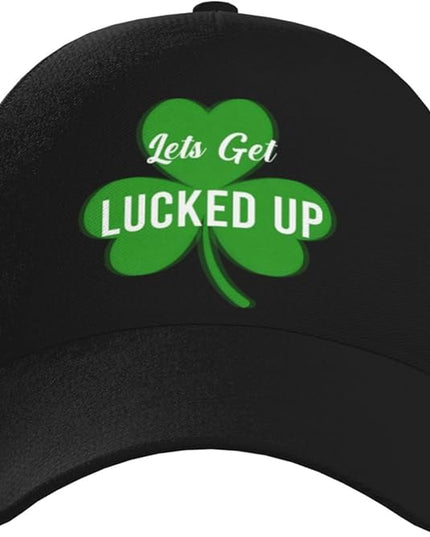 St. Patrick's Day Baseball Cap for Men Women Flower Print Sport Outdoor Travel Trucker Hat Sun Protection Dad Hats