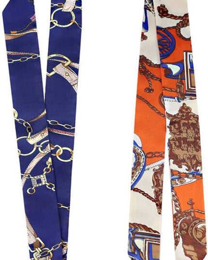 kcctoo 2/6/10Pack Scarf Bags for Women Handbag Scarfs Band Hair Neck Scarves Fashion Gifts