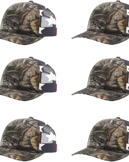 Richardson 112 Classic Six-Panel Adjustable Snapback Trucker Cap | Bulk Packs Available