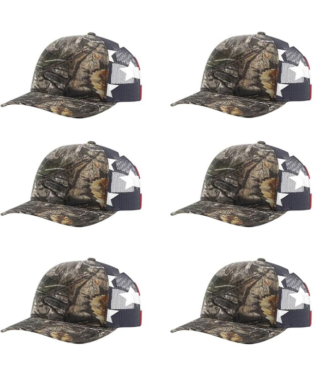Richardson 112 Classic Six-Panel Adjustable Snapback Trucker Cap | Bulk Packs Available