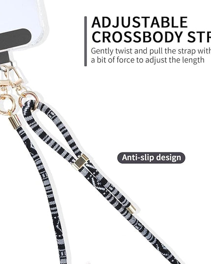 Phone Lanyard Crossbody Neck Strap with Charm Universal Adjustable Shoulder Strap Accessories