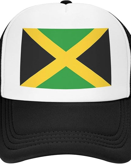 Cute Flag Baseball Cap for Men Women Mesh Trucker Hat Adjustable Patriotic Snapback Baseball Hat for Sports Running