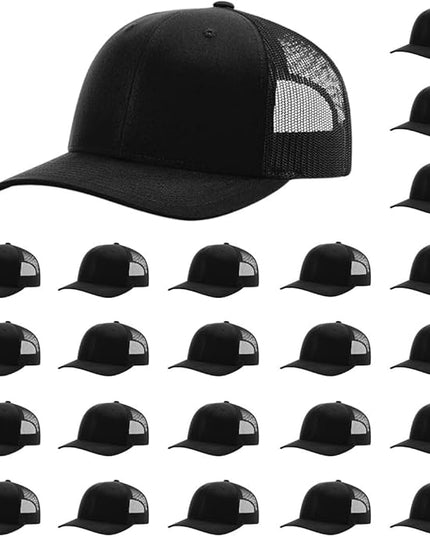 Richardson 112 Classic Six-Panel Adjustable Snapback Trucker Cap | Bulk Packs Available