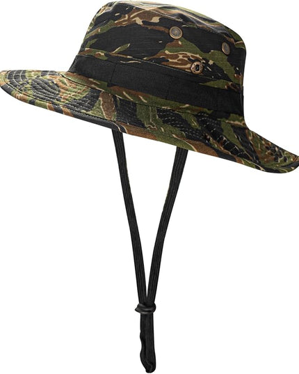Sun Hats for Men Women Boonie Hat UPF 50+ Bucket Hat Wide Brim UV Protection Fishing Hiking Safari Outdoor Hats