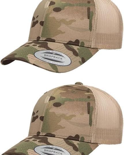 Yupoong Classic Premium Mesh 6 Panel Retro Trucker Cap | Mid Profile Snapback | OSFA | Bulk Pack Available