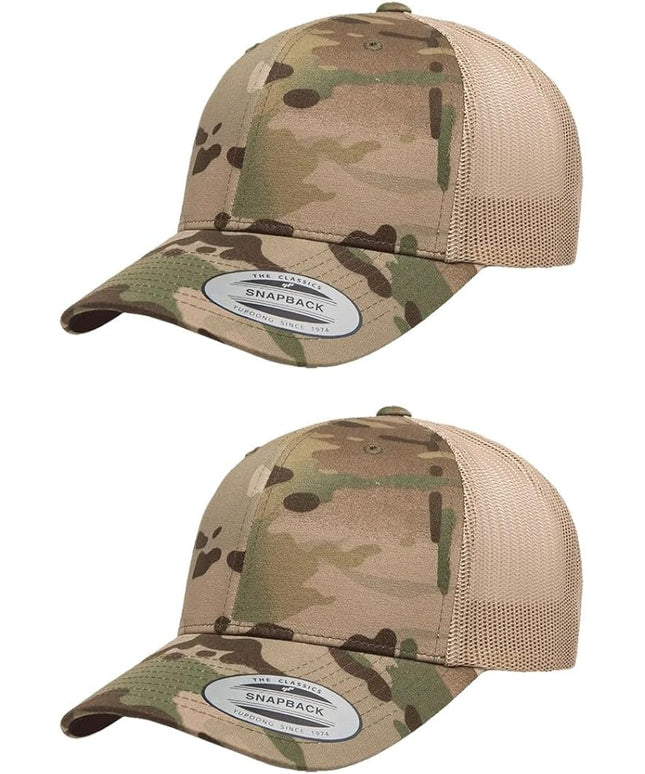 Yupoong Classic Premium Mesh 6 Panel Retro Trucker Cap | Mid Profile Snapback | OSFA | Bulk Pack Available