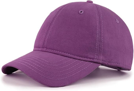 Zylioo XL XXL Oversize Baseball Cap, 100% Cotton Adjustable Dad Hat for Big Heads 23.5"-25.5", Soft Crown Large Size Cap