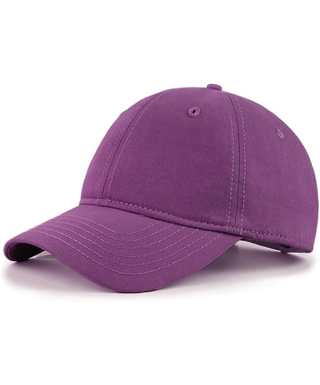 Zylioo XL XXL Oversize Baseball Cap, 100% Cotton Adjustable Dad Hat for Big Heads 23.5"-25.5", Soft Crown Large Size Cap
