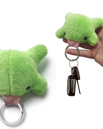 Agromusk Cute Frog Keychain,Kawaii Frog Plush Keychain,Green Frog Purse Bag Charms Funny Frog Decor Car Keys Gifts