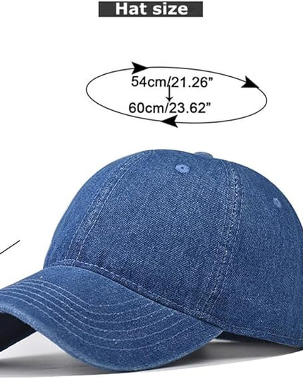 Classic Low Profile Baseball Cap for Men Women Adjustable Cotton Trucker Hats Dad Hat Plain Cap