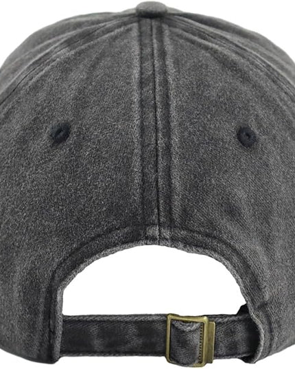 MANMESH HATT Embroidered Daisy Blessed Hat for Women Men, Adjustable Vintage Washed Cotton Christian Baseball Cap