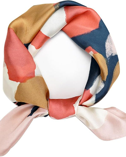 Dailyacc Hair Bandanas Scarf For Women Lightweight Fashion Neck Silk Satin Head Scarves For Sleeping Handbags Scarf