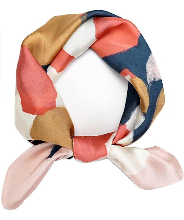Dailyacc Hair Bandanas Scarf For Women Lightweight Fashion Neck Silk Satin Head Scarves For Sleeping Handbags Scarf