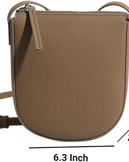 Small Genuine Leather Crossbody Bag, Phone Wallet Purse with Adjustable Strap, Shoulder Bag for Women
