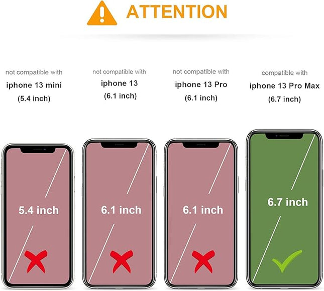 KIHUWEY Compatible with iPhone 13 Pro Max Case Wallet with Credit Card Holder, Premium Leather Magnetic Clasp Kickstand Heavy Duty Protective Cover for iPhone 13 Pro Max 6.7 Inch (Carbon Gray)
