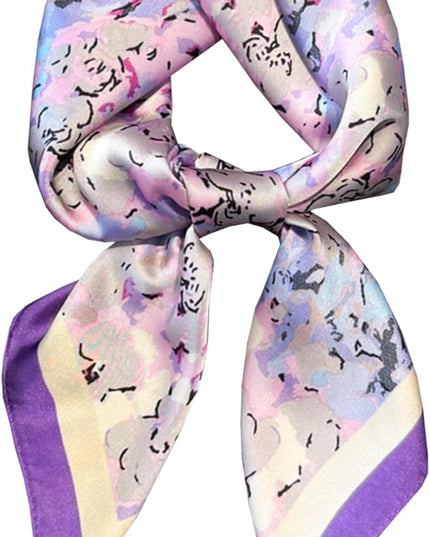 Satin Bandana Headscarf for Women Silky Hair Scarves for Fashion Lightweight
