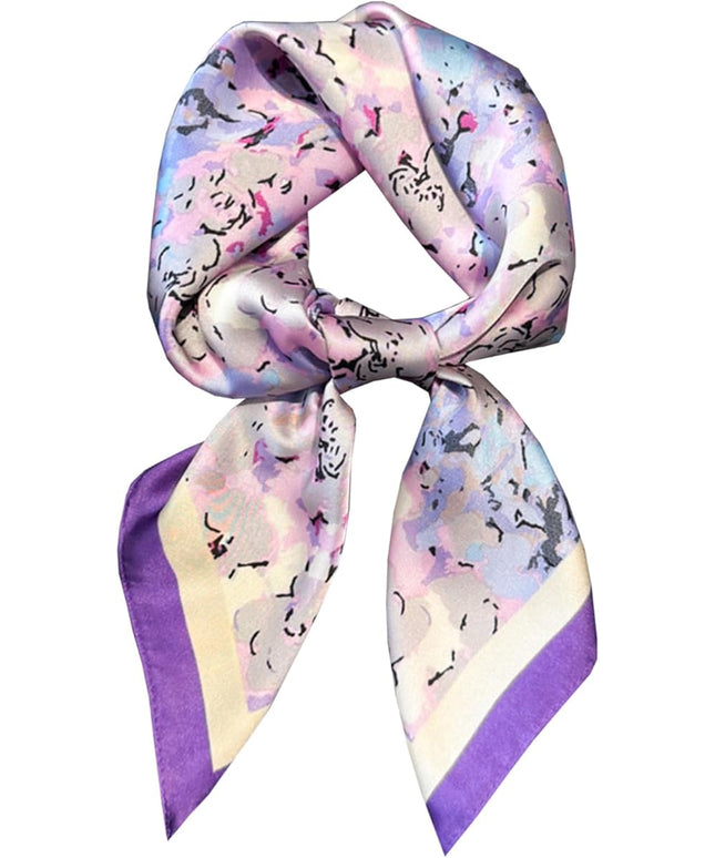 Satin Bandana Headscarf for Women Silky Hair Scarves for Fashion Lightweight