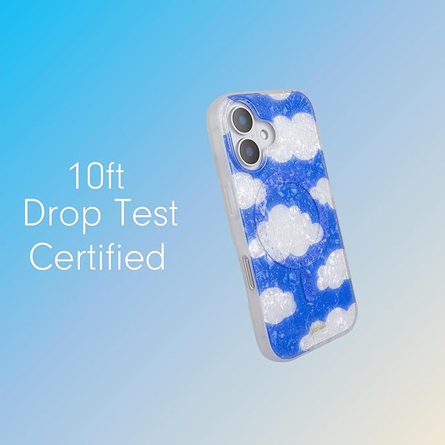 Sonix Case for iPhone 16 Plus | Compatible with MagSafe | 10ft Drop Tested | Glitter Clouds | Day Dream