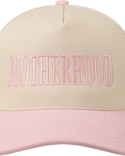 MIRMARU Two-Tone Vintage Canvas Trucker Hats for Men & Women, Adjustable Size Baseball Caps with Trendy Embroidered Design