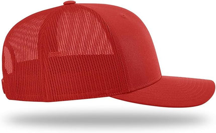 Richardson 112 Trucker Hat - Premium Adjustable Snapback Hat - Structured Six Panel Richardson Blank Caps