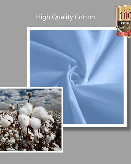 TOPDesign 1-Pack Super Strong Large 12oz Cotton Canvas Tote Bag, Reusable Grocery Shopping Cloth Bag, Fashionable Two-Tone Tote for Crafts, DIY Your Creative Designs