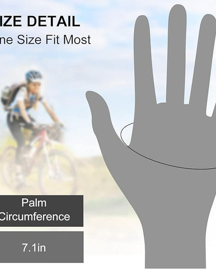 Accmor Leather Punk Gloves Fingerless Gloves for Women Driving Cycling Sports Cosplay Performance Half Finger Gloves for Women Teens Kids