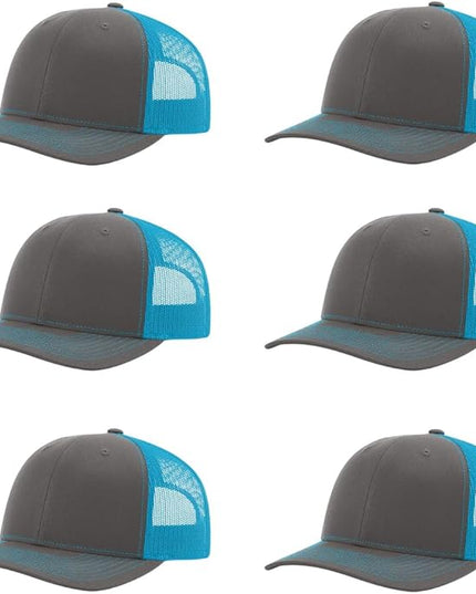 Richardson 112 Classic Six-Panel Adjustable Snapback Trucker Cap | Bulk Packs Available