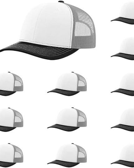 Richardson 112 Classic Six-Panel Adjustable Snapback Trucker Cap | Bulk Packs Available