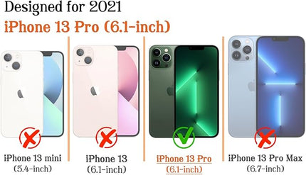 Magnetic for iPhone 13 Pro Case Cute Frog Stripes Phone Case, Summer Shockproof Slim TPU and Hard PC Protective Phone Cover Compatible with MagSafe Designed for Women Girls